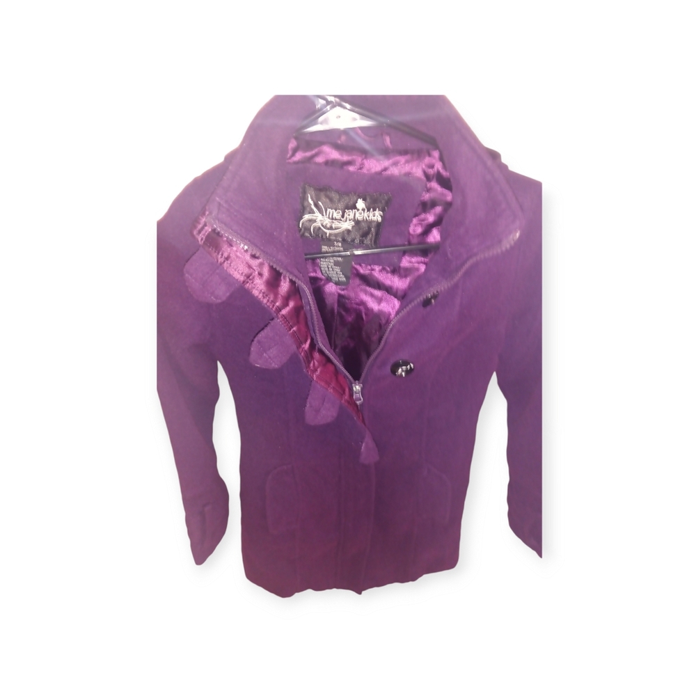 GIRLS WINTER PEACOAT WITH HOOD